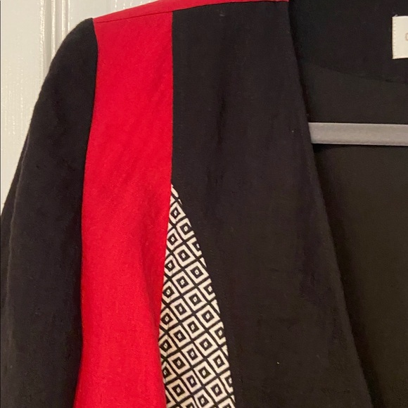 Chico's Elegant Black Blazer Size 1 - Picture 3 of 9